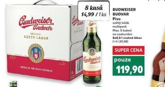 Kaufland Pivo budweiser budvar original nabídka