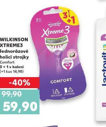 Wilkinson xtreme3 jednorázové holicí strojky