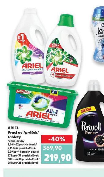 Kaufland Ariel prací prostředek nabídka