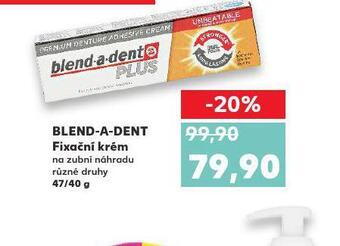Kaufland Blend a dent fixační krém nabídka