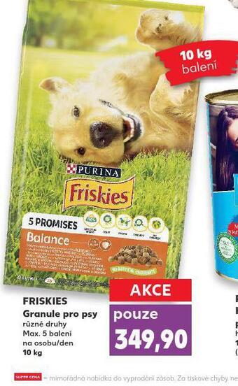 Kaufland Friskies granule pro psy nabídka
