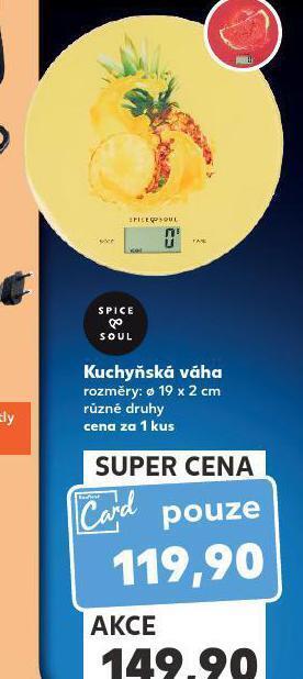 Kaufland Kuchyňská váha nabídka