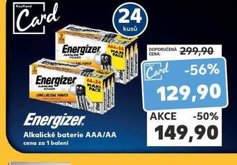 Kaufland Alkalické baterie energizer nabídka