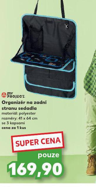 Kaufland Organizér na zadní stranu sedadla nabídka