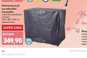 Ochranný kryt na zahradní houpačku