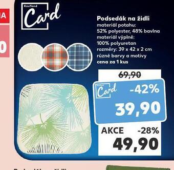 Kaufland Podsedák na židli nabídka