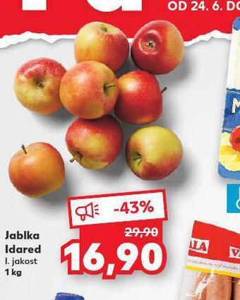 Kaufland Jablka idared nabídka