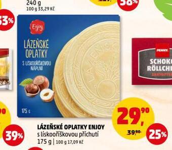 Penny Market Lázeňské oplatky enjoy nabídka