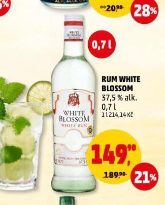 Penny Market Rum white blossom nabídka