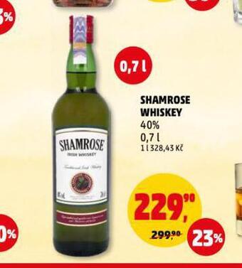 Penny Market Shamrose whiskey nabídka