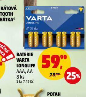 Penny Market Baterie varta nabídka