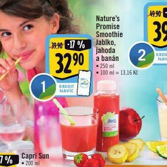 Albert Smoothie nabídka