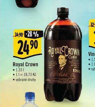 Albert Royal crown cola nabídka