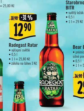 Albert Pivo radegast nabídka