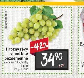 Billa Hrozny révy vinné bílé bezsemenné nabídka