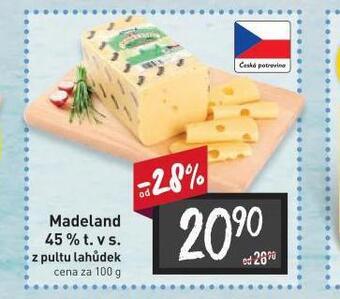 Billa Madeland 45% nabídka