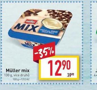 Billa Müller mix nabídka