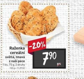 Billa Raženka cereální nabídka