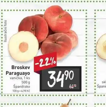 Billa Broskve paraquayo nabídka