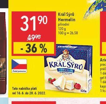 Globus Král sýrů hermelín nabídka