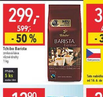 Globus Tchibo barista nabídka