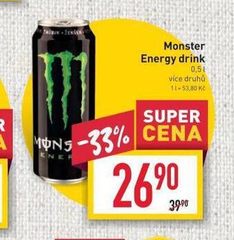 Billa Monster energy drink nabídka