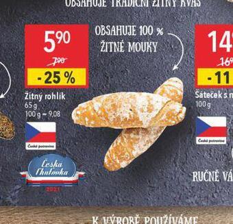 Globus Žitný rohlík nabídka