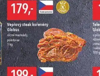 Globus Vepřový steak kořeněný nabídka