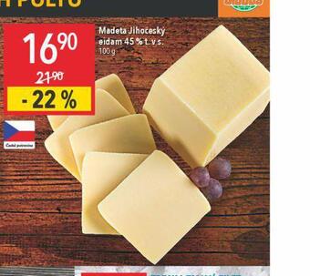Globus Madeta jihočeský eidam 45% nabídka