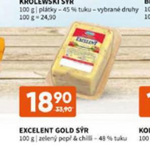 Terno Excelent sýr nabídka