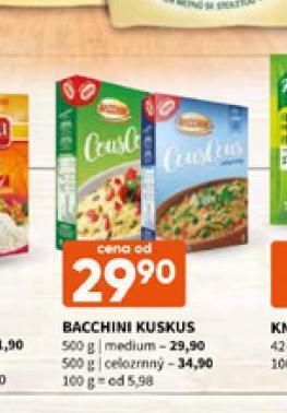 Terno Bacchini kuskus nabídka