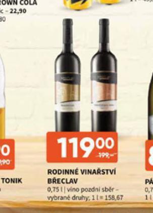 Terno Rodinné vinařství břeclav nabídka