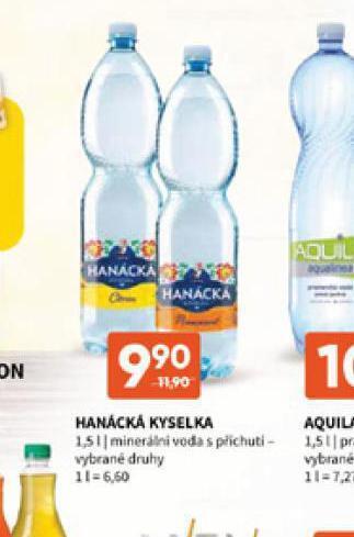 Terno Hanácká kyselka nabídka