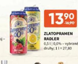 Terno Zlatopramen radler nabídka