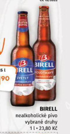 Terno Birell nealkoholické pivo nabídka
