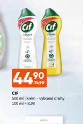 Terno Cif krém nabídka