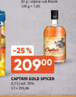 Terno Captain gold spiced nabídka