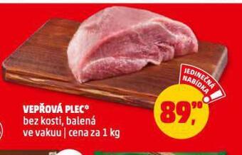 Penny Market Vepřová plec bez kosti nabídka