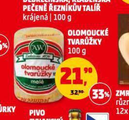 Penny Market Olomoucké tvarůžky nabídka