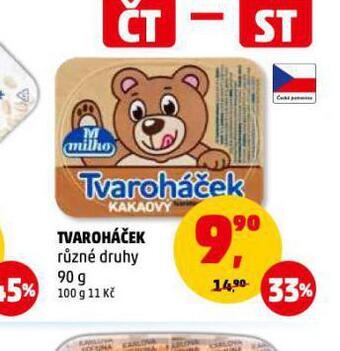 Penny Market Tvaroháček nabídka