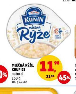 Penny Market Mléčná rýže, krupice nabídka