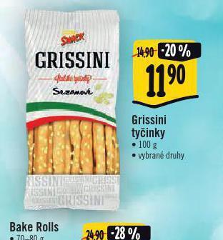 Albert Grissini tyčinky nabídka