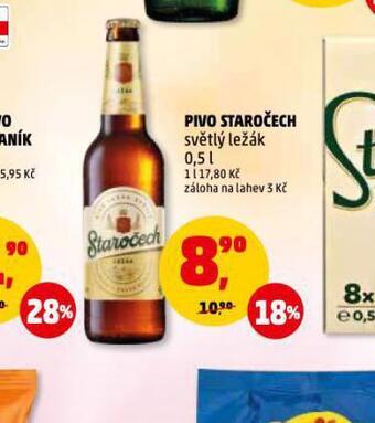 Penny Market Pivo staročech nabídka