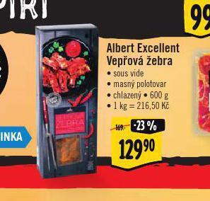 Albert Albert excellent vepřová žebra nabídka