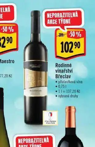 Albert Rodinné vinařství břeclav dornfelder nabídka