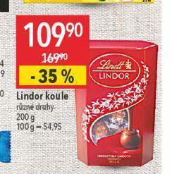 Globus Lindor koule nabídka