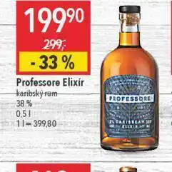 Globus Professore elixír karibský rum nabídka