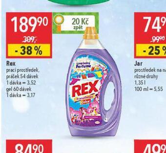 Globus Rex prací prostředek nabídka