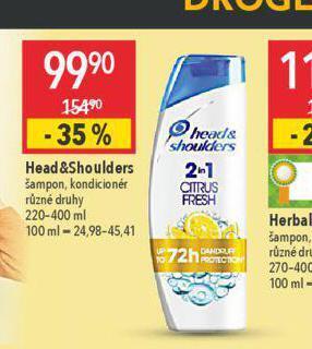 Globus Head&shoulders šampon nabídka