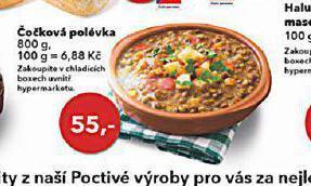 Globus Čočková polévka nabídka